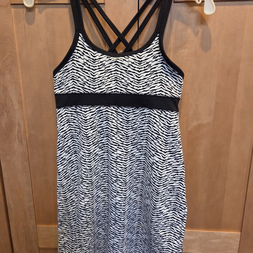 Zebra Print Kids Casual Dress